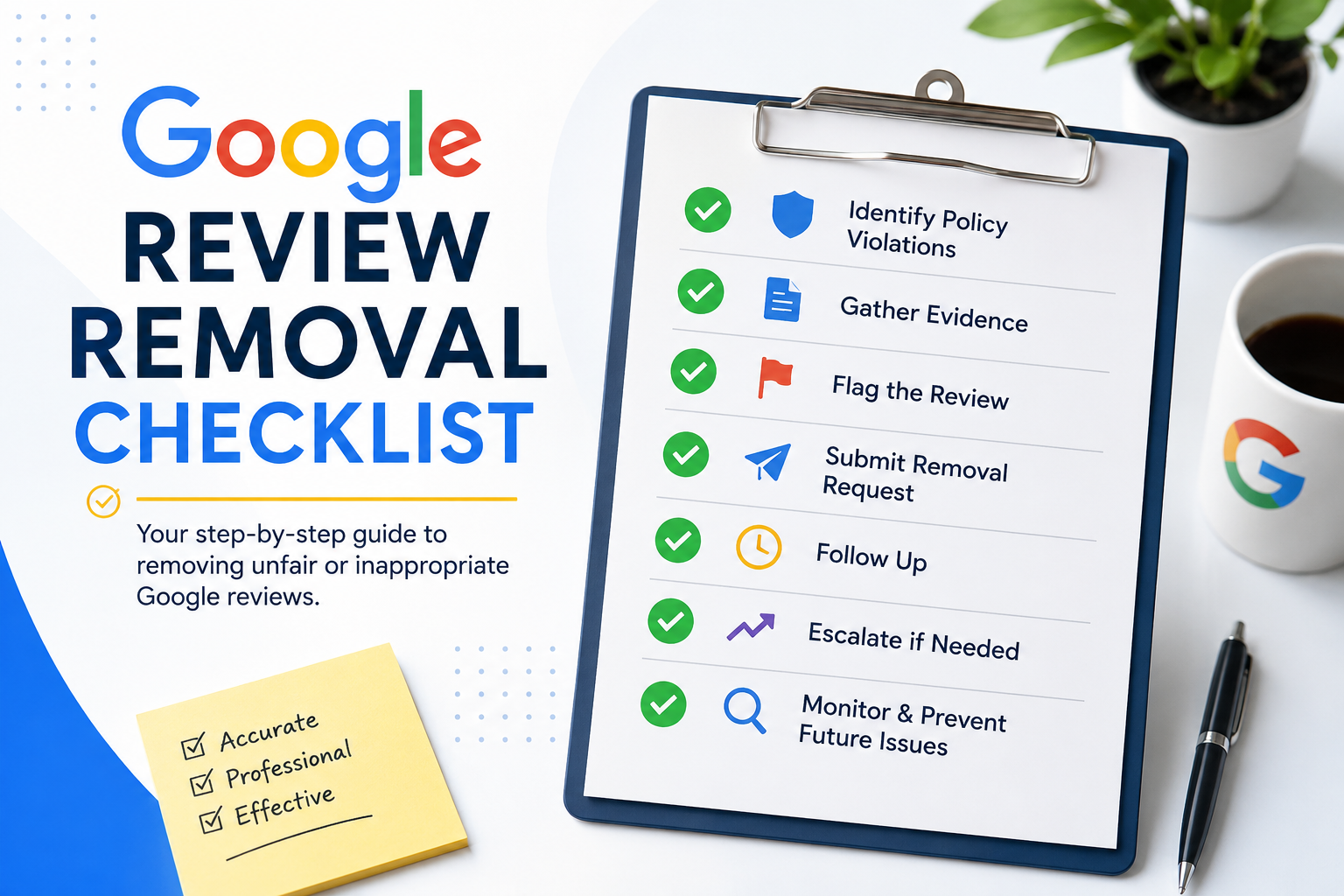 Google Review Removal Checklist